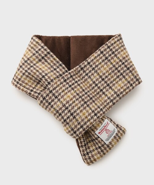 HARRIS TWEED(ハリスツイード)の「◆【HARRIS TWEED/ハリスツイード】中綿入り差込マフラー(マフラー・メンズ・モスグリーン系1/ブルー系その他3/ネイビー系4/チャコールグレー/ベージュ系8・00)」の7枚目の写真