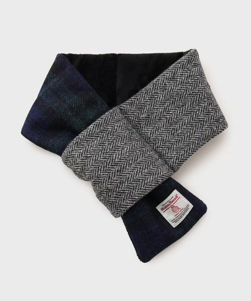HARRIS TWEED(ハリスツイード)の「◆【HARRIS TWEED/ハリスツイード】中綿入り差込マフラー(マフラー・メンズ・モスグリーン系1/ブルー系その他3/ネイビー系4/チャコールグレー/ベージュ系8・00)」の10枚目の写真