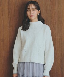 grove | 【雑誌掲載】洗えるミルドライクウール混畔ボトルネックニット(ニット/セーター)