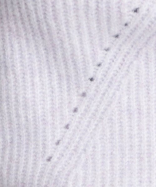grove（グローブ）の「◆【雑誌掲載】洗えるミルドライクウール混畔ボトルネックニット（ニット/セーター・レディース・ベージュ/パープル/ライトグレー/ブルー/オフホワイト・02/03/01/04/05）」の9枚目の写真