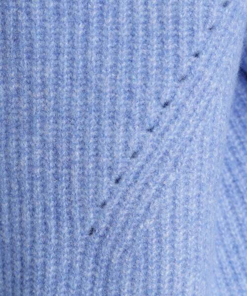 grove（グローブ）の「◆【雑誌掲載】洗えるミルドライクウール混畔ボトルネックニット（ニット/セーター・レディース・ベージュ/パープル/ライトグレー/ブルー/オフホワイト・02/03/01/04/05）」の14枚目の写真