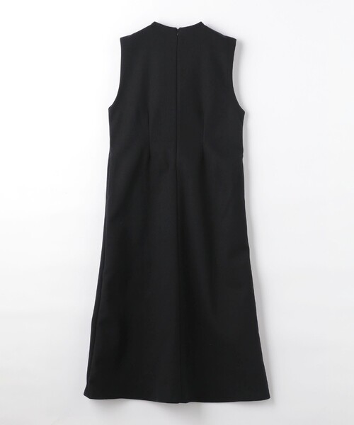 green label relaxing（グリーンレーベルリラクシング）の「フルイド キーネック ジャンスカ（ジャンパースカート・レディース・ブラック/ダークグレー・FREE）」の20枚目の写真