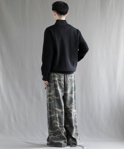 aimoha(アイモハ)の「【aimoha neo】High-Neck Zip-Up Knit Cardigan(カーディガン/ボレロ・メンズ・ブラック/グレー/ホワイト・MEDIUM/LARGE/X-LARGE/XX-LARGE)」の17枚目の写真