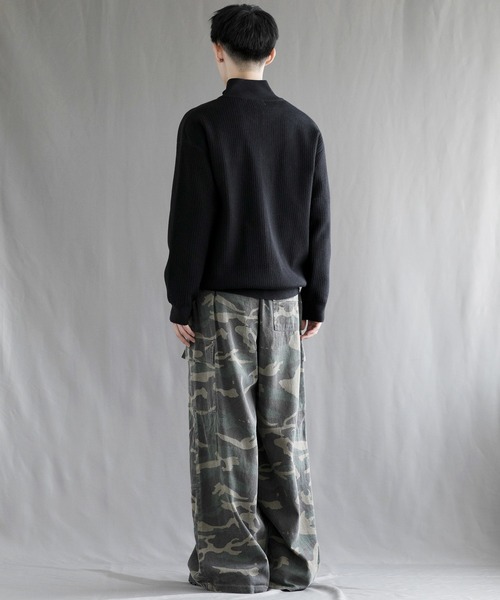 aimoha(アイモハ)の「【aimoha neo】High-Neck Zip-Up Knit Cardigan(カーディガン/ボレロ・メンズ・ブラック/グレー/ホワイト・MEDIUM/LARGE/X-LARGE/XX-LARGE)」の18枚目の写真