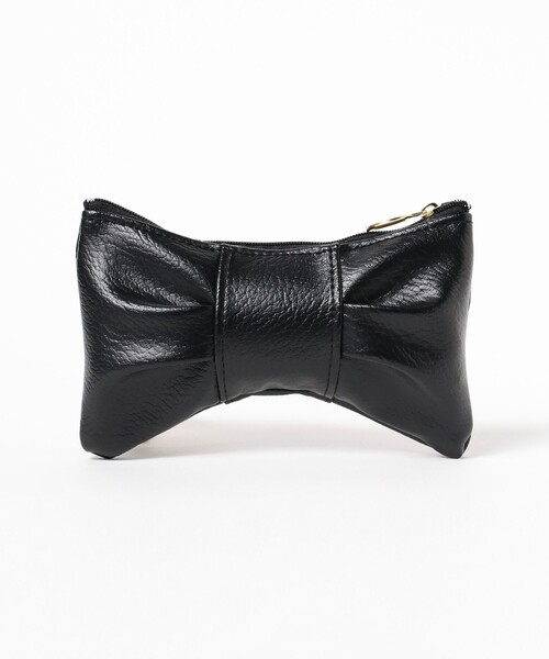 Ray BEAMS（レイビームス）の「リボンポーチ ブラック（ポーチ・レディース・ブラック・ONE SIZE）」の3枚目の写真