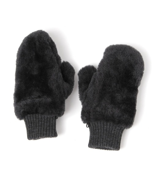 セール】紐付き洗えるフェイクファーミトングローブ/147071（手袋