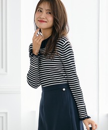 Maglie le cassetto | 【曽田茉莉江コラボ】ハイネックリブプルオーバー(ニット/セーター)