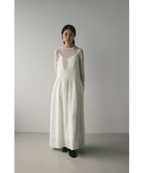 mi_chan.　1001 Clutch with chain - Grained shiny calfskin & gold-tone metal