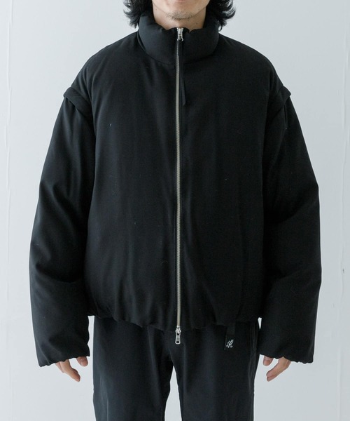 SEEALL（シーオール）の「SEEALL　MINIMAL DOWN JACKET（ダウンジャケット/コート・メンズ・ブラック・3/4）」の10枚目の写真
