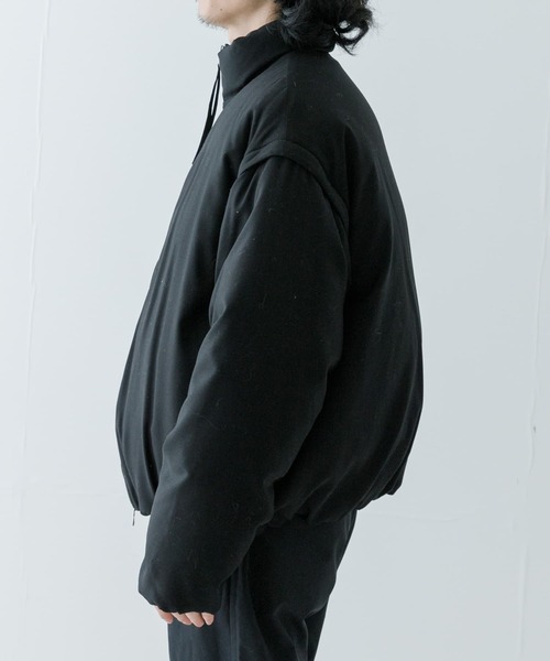 SEEALL（シーオール）の「SEEALL　MINIMAL DOWN JACKET（ダウンジャケット/コート・メンズ・ブラック・3/4）」の9枚目の写真