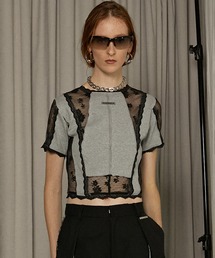 PRANK PROJECT | 【2025 Spring Pre-Order】レース＆リブトップ / Lace & Rib Top(その他トップス)