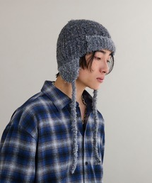 Ellno Loset（エルノロゼット）の「ニットフライトキャップ（ニットキャップ/ビーニー）」