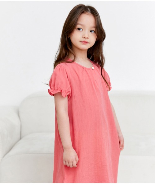 SPAO 公式 こわれたクマ パジャマ ワンピース 韓国キャラ IVORY ワンピースパジャマ♡くま ge-7963 ベアー ルームウェア ルーム
