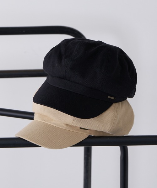 CIAOPANIC TYPY（チャオパニックティピー）の「【2025年S/S新作】プレート付きキャスケット（キャスケット・レディース・ブラック/ベージュ・ONE SIZE）」の15枚目の写真