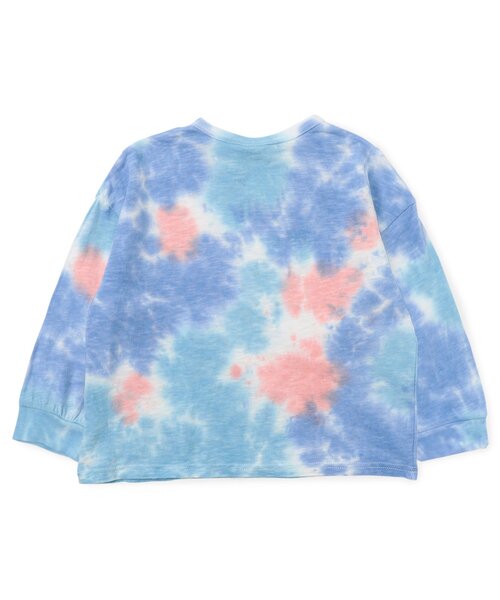 BREEZE（ブリーズ）の「【ジュニア対応】タイダイカレッジロゴTシャツ（Tシャツ/カットソー・キッズ・ブルー/オレンジ・80/90/100/110/120/130/140/150）」の8枚目の写真