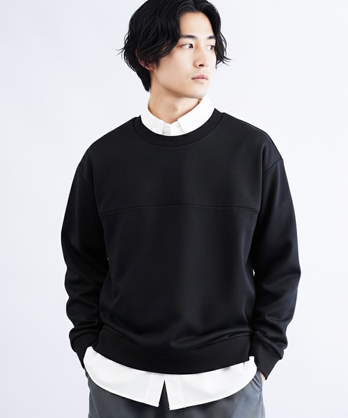 jiggys shop（ジギーズショップ）の「フェイクレイヤード クルーネック