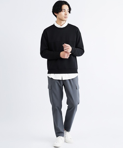 jiggys shop（ジギーズショップ）の「フェイクレイヤード クルーネック