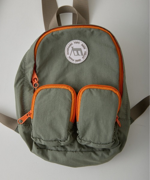 CIAOPANIC TYPY(チャオパニックティピー)の「【2025年S/S新作】【KIDS】【minepack】ポケット付きミニリュック(バックパック/リュック・キッズ・ピンク/サックスブルー/カーキ/ブラック・ONE SIZE)」の20枚目の写真