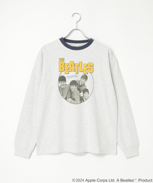 The Beatles(ザビートルズ)の「THE BEATLES ザ ビートルズ サークルフォトロンT(Tシャツ/カットソー・メンズ・チャコール/ネイビー/レッド/オフホワイト・L/M/LL)」の9枚目の写真