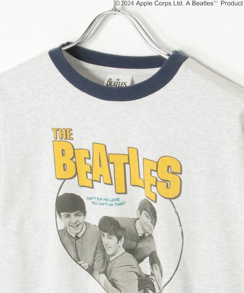 The Beatles(ザビートルズ)の「THE BEATLES ザ ビートルズ サークルフォトロンT(Tシャツ/カットソー・メンズ・チャコール/ネイビー/レッド/オフホワイト・L/M/LL)」の11枚目の写真