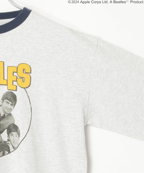 The Beatles(ザビートルズ)の「THE BEATLES ザ ビートルズ サークルフォトロンT(Tシャツ/カットソー・メンズ・チャコール/ネイビー/レッド/オフホワイト・L/M/LL)」の12枚目の写真