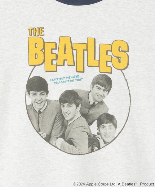 The Beatles(ザビートルズ)の「THE BEATLES ザ ビートルズ サークルフォトロンT(Tシャツ/カットソー・メンズ・チャコール/ネイビー/レッド/オフホワイト・L/M/LL)」の5枚目の写真