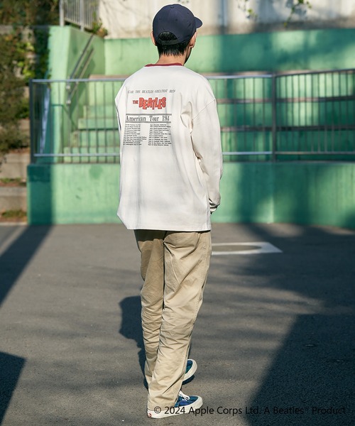 The Beatles(ザビートルズ)の「THE BEATLES ザ ビートルズ サークルフォトロンT(Tシャツ/カットソー・メンズ・チャコール/ネイビー/レッド/オフホワイト・L/M/LL)」の21枚目の写真
