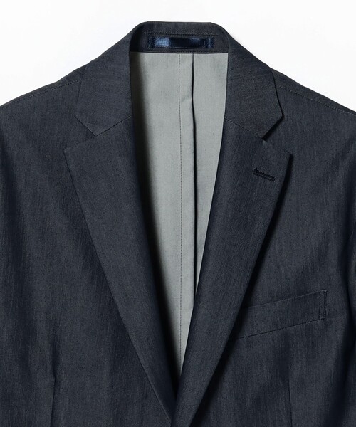 B:MING by BEAMS（ビーミングバイビームス）の「COOL MOTION(R) デニムライク 2ボタン ジャケット (セットアップ対応／ナローフィット)（テーラードジャケット・メンズ・インディゴブルー・S/M/L/XL）」の5枚目の写真