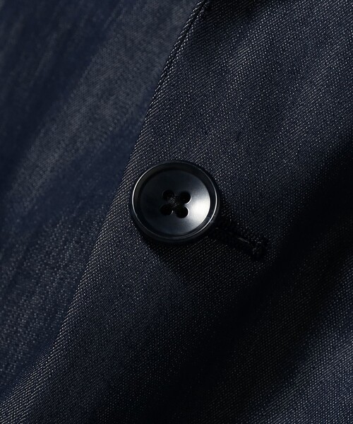B:MING by BEAMS（ビーミングバイビームス）の「COOL MOTION(R) デニムライク 2ボタン ジャケット (セットアップ対応／ナローフィット)（テーラードジャケット・メンズ・インディゴブルー・S/M/L/XL）」の9枚目の写真