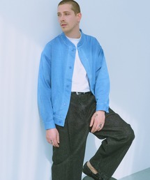 NewAnce（ニュアンス）の「【NewAnce】PigmentDye StandColler Jacket（その他アウター）」