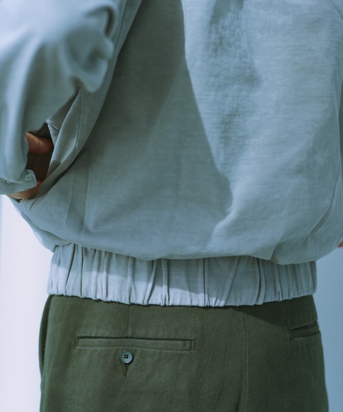 NewAnce(ニュアンス)の「【NewAnce】PigmentDye StandColler Jacket(その他アウター・メンズ・チャコールグレー/ブルー/ライトグレー・M/L)」の12枚目の写真