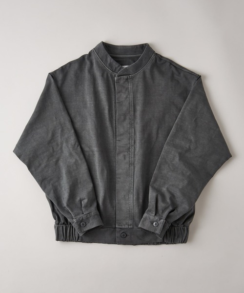 NewAnce(ニュアンス)の「【NewAnce】PigmentDye StandColler Jacket(その他アウター・メンズ・チャコールグレー/ブルー/ライトグレー・M/L)」の8枚目の写真