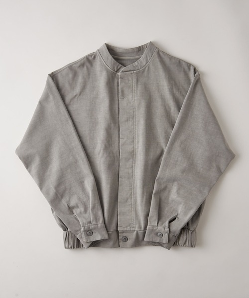 NewAnce(ニュアンス)の「【NewAnce】PigmentDye StandColler Jacket(その他アウター・メンズ・チャコールグレー/ブルー/ライトグレー・M/L)」の13枚目の写真