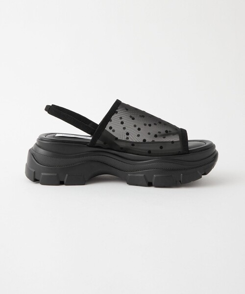 EMMEL REFINES（エメルリファインズ）の「＜EMMEL REFINES＞EM シアーチュール プラットフォーム サンダル（サンダル・レディース・ブラック/その他1・S/L/M）」の14枚目の写真