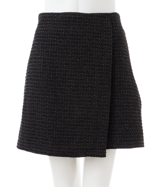 INGNI（イング）の「ツイードラップスカパン／B(セットアップ対応)（スカート・レディース・ブラック/サックスブルー/オフホワイト・FREE）」の22枚目の写真