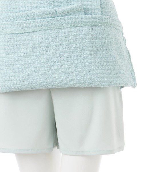 INGNI（イング）の「ツイードラップスカパン／B(セットアップ対応)（スカート・レディース・ブラック/サックスブルー/オフホワイト・FREE）」の20枚目の写真