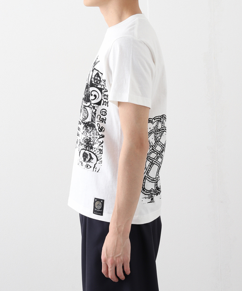 Wave of Sand(ウェーブオブサンド)の「【Wave of Sand / ウェーブ オブ サンド】CHRIS LLOYD PRINT TEE(Tシャツ/カットソー・メンズ・ブラック系その他/ホワイト・SMALL/MEDIUM)」の10枚目の写真