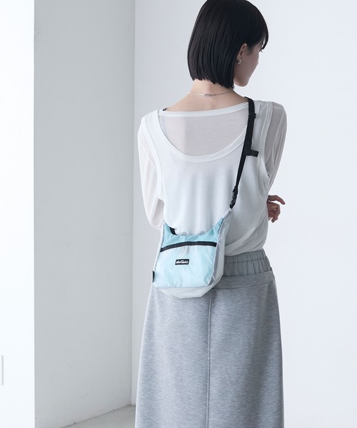 WILD THINGS（ワイルドシングス）の「【WILD THINGS × forksy.】ワイルドシングス 別注 2WAYショルダーミニバッグ（ショルダーバッグ・レディース・ベージュ系/ホワイト系/ネイビー系・FREE）」の11枚目の写真