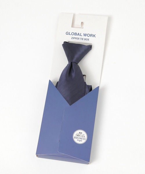 GLOBAL WORK（グローバルワーク）の「ジッパータイ/286329（ネクタイ・メンズ・ネイビー系9/ネイビー・FREE）」の16枚目の写真