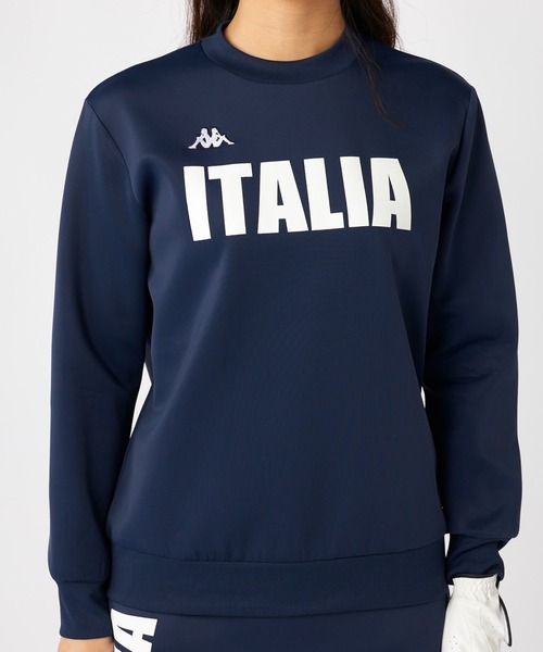 Kappa(カッパ)の「ダンボールニットスウェット(スウェット・レディース・ネイビー/ホワイト/ブラック・LARGE/MEDIUM/SMALL)」の12枚目の写真