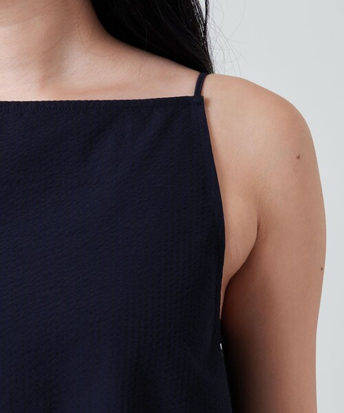 MARW UNITED ARROWS（マルゥ ユナイテッドアローズ）の「＜MARW UNITED ARROWS＞シアサッカー キャミソール ワンピース（ワンピース・レディース・ネイビー/ダークグレー/ブラック・38/36）」の19枚目の写真