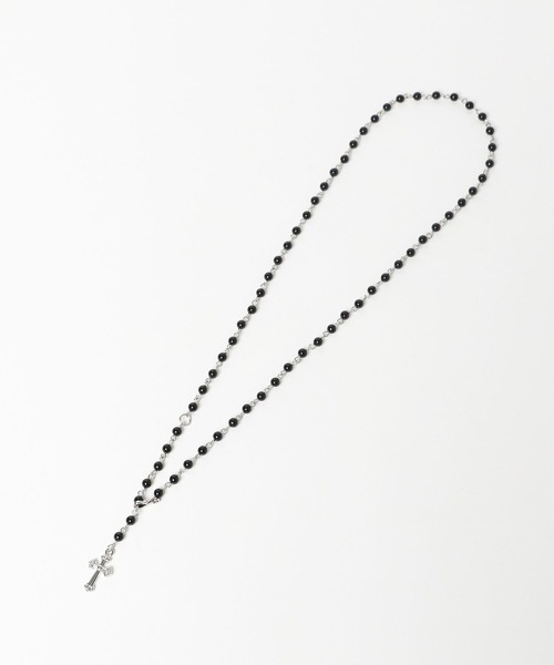 HARE（ハレ）の「ロザリオデザイン2Pセットネックレス(HARE)（ネックレス・レディース・ブラック・FREE）」の8枚目の写真