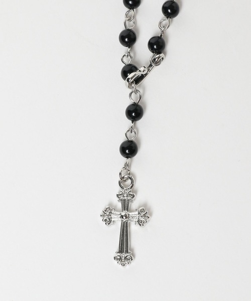 HARE（ハレ）の「ロザリオデザイン2Pセットネックレス(HARE)（ネックレス・レディース・ブラック・FREE）」の9枚目の写真