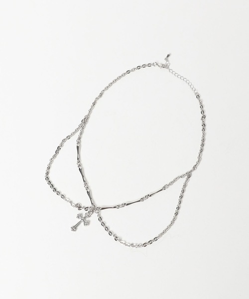 HARE（ハレ）の「ロザリオデザイン2Pセットネックレス(HARE)（ネックレス・レディース・ブラック・FREE）」の12枚目の写真