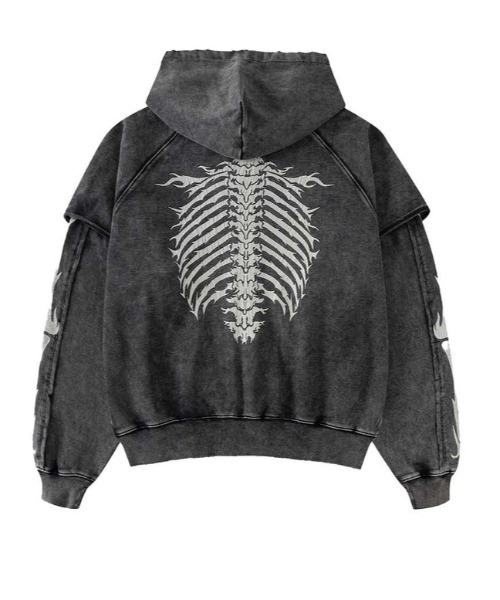 ハーレースカルファイヤーフレイムFlame smoke em フーディーパーカー ハーレースカルファイヤーフレイムFlame smoke em フーディーパーカー