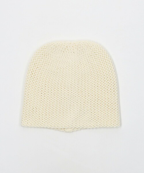 BEAUTY&YOUTH UNITED ARROWS(ビューティーアンドユースユナイテッドアローズ)の「コットン メッシュ ニットキャップ(ニットキャップ/ビーニー・レディース・ブラック/オフホワイト・FREE)」の12枚目の写真