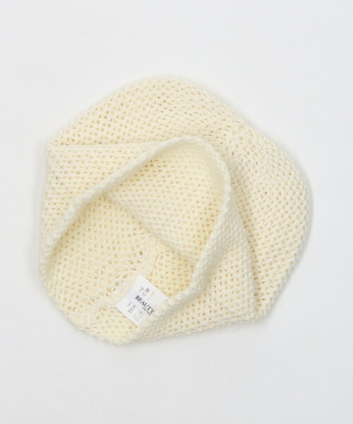 BEAUTY&YOUTH UNITED ARROWS(ビューティーアンドユースユナイテッドアローズ)の「コットン メッシュ ニットキャップ(ニットキャップ/ビーニー・レディース・ブラック/オフホワイト・FREE)」の13枚目の写真
