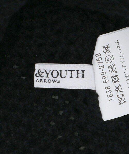 BEAUTY&YOUTH UNITED ARROWS(ビューティーアンドユースユナイテッドアローズ)の「コットン メッシュ ニットキャップ(ニットキャップ/ビーニー・レディース・ブラック/オフホワイト・FREE)」の15枚目の写真