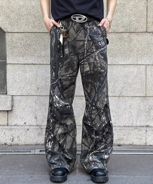 新素材新作 tree Real camo pants cargo パンツ - パンツ