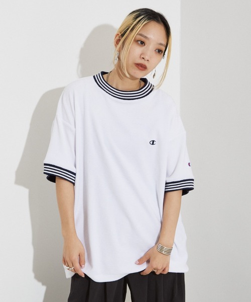 Champion(チャンピオン)の「【WEB限定】Champion パイル Tシャツ(Tシャツ/カットソー・レディース・ブラウン/ホワイト・フリー)」の15枚目の写真